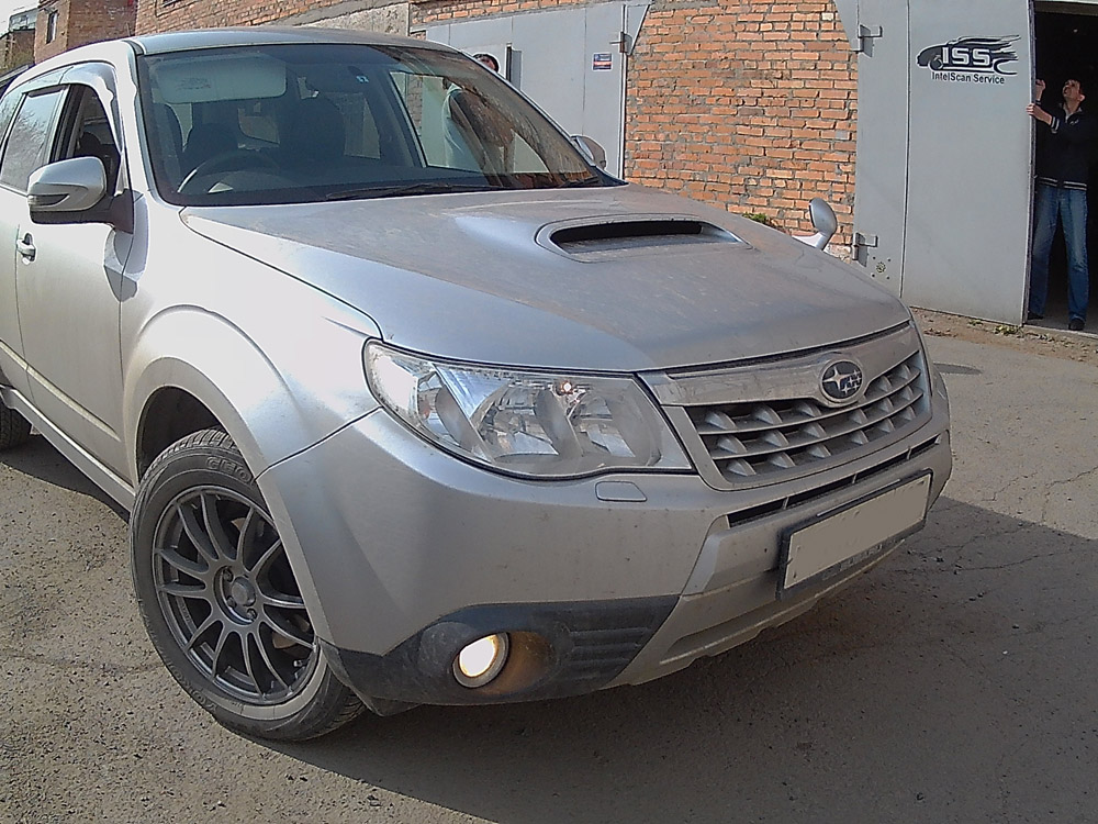 Subaru Forester SH5 XT — чип тюнинг и отключение кислородного датчика