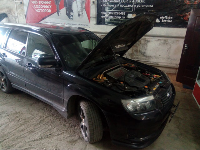 Subaru Forester SG5 AT + TD04L — настройка под другую турбину